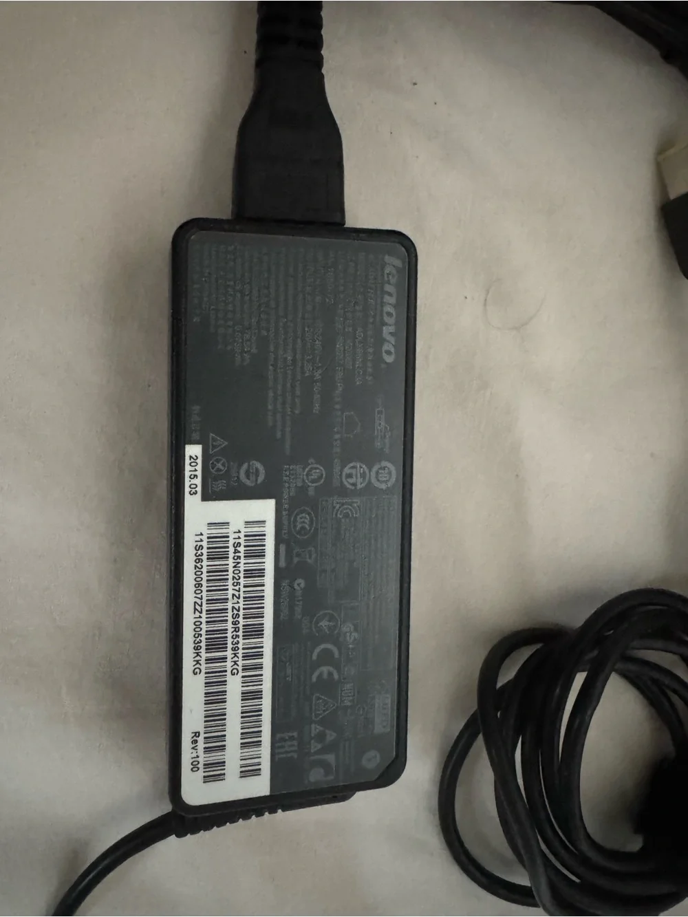 OEM Lenovo 65W Laptop Charger AC Adapter Square Slim Tip